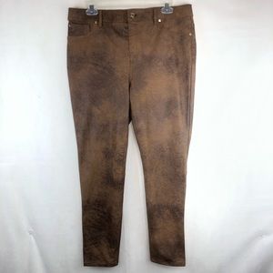 Chicos brown pants size 8 missy size 1